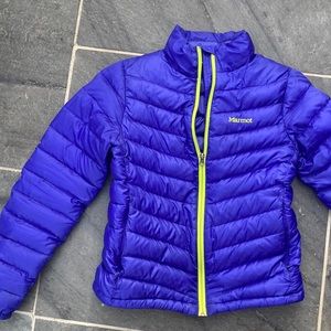 Womens Marmot down coat